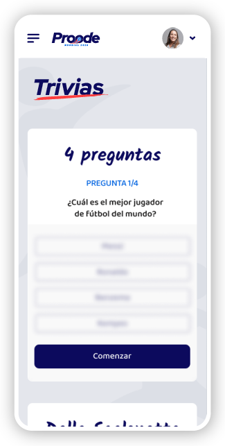 Los jugadores responden preguntas para sumar puntos extra.